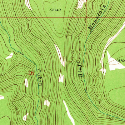 United States Geological Survey Daisy Peak, MT (1972, 24000-Scale) digital map