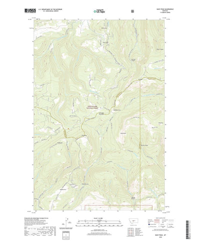 United States Geological Survey Daisy Peak, MT (2020, 24000-Scale) digital map