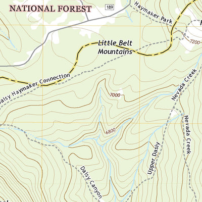 United States Geological Survey Daisy Peak, MT (2020, 24000-Scale) digital map