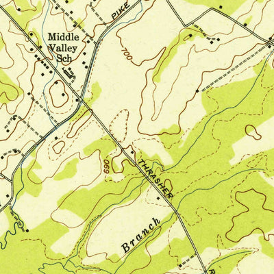 United States Geological Survey Daisy, TN (1943, 24000-Scale) digital map