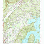 United States Geological Survey Daisy, TN (1976, 24000-Scale) digital map