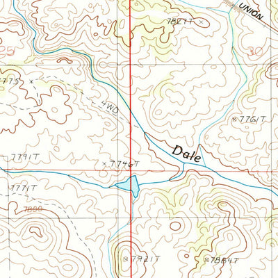 United States Geological Survey Dale Creek, WY (1987, 24000-Scale) digital map