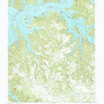 United States Geological Survey Dale Hollow Reservoir SE, TN-KY (1968, 24000-Scale) digital map