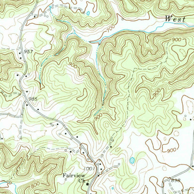 United States Geological Survey Dale Hollow Reservoir SE, TN-KY (1968, 24000-Scale) digital map