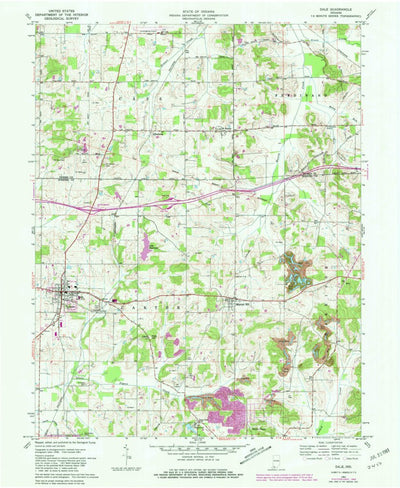 United States Geological Survey Dale, IN (1961, 24000-Scale) digital map