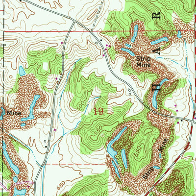 United States Geological Survey Dale, IN (1961, 24000-Scale) digital map