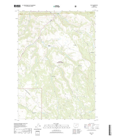 United States Geological Survey Dale, OR (2020, 24000-Scale) digital map
