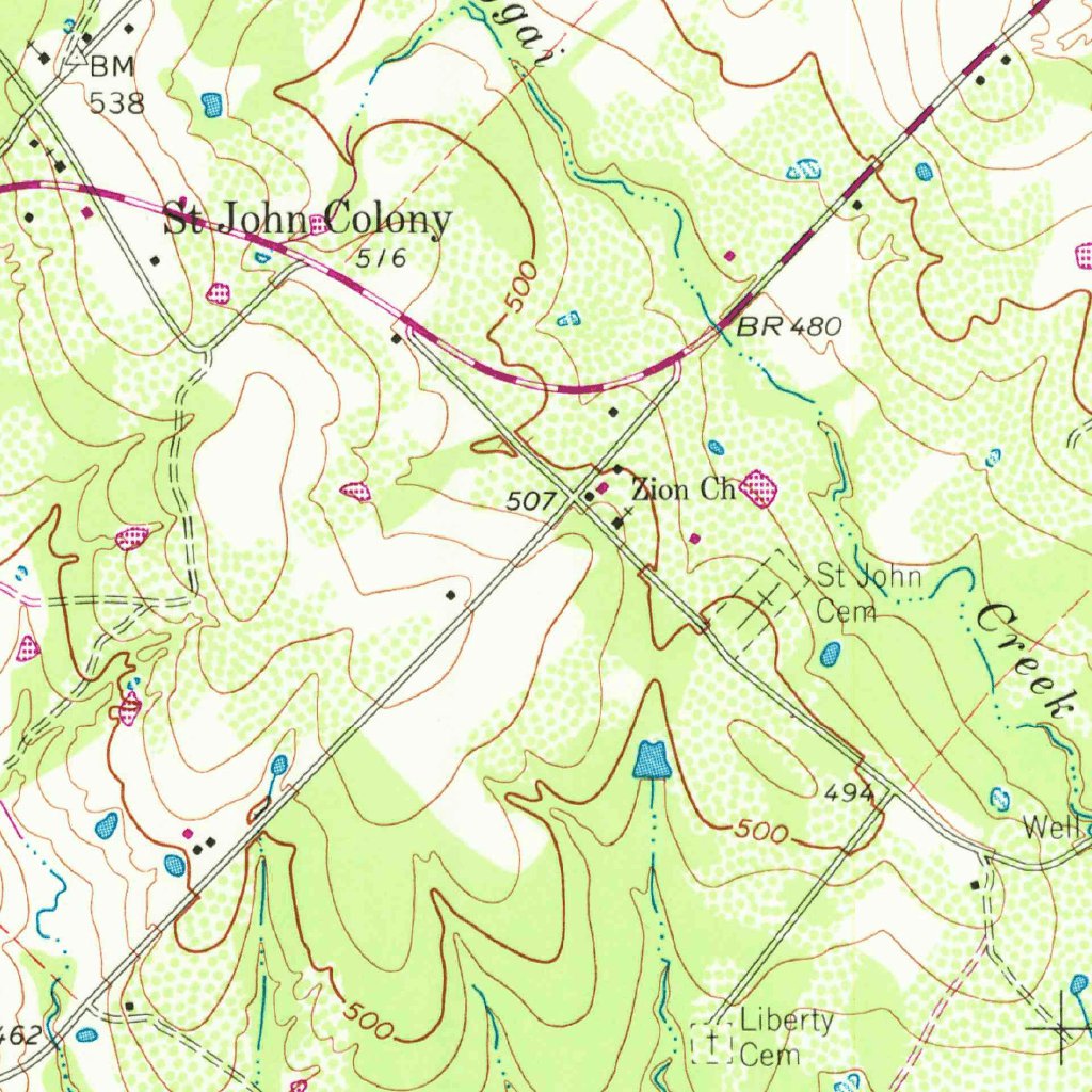 Dale In Geography Dale, TX (1964, 24000-Scale) Map by United States Geological Survey ...