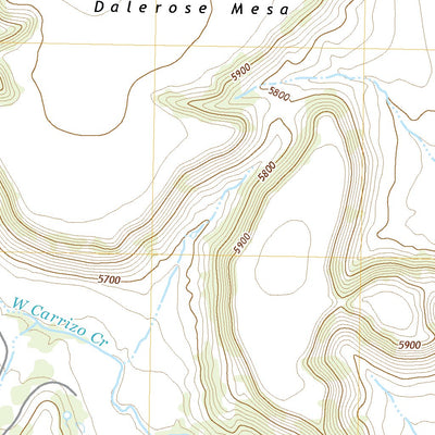 United States Geological Survey Dalerose Mesa, CO (2022, 24000-Scale) digital map