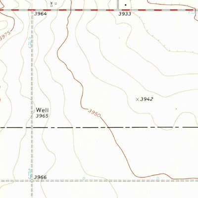 United States Geological Survey Dalhart East, TX (1973, 24000-Scale) digital map