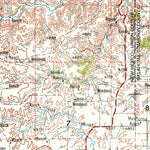 United States Geological Survey Dalhart, TX-NM-OK-CO-KS (1954, 250000-Scale) digital map