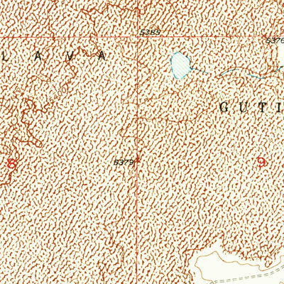 United States Geological Survey Dalies, NM (1952, 24000-Scale) digital map