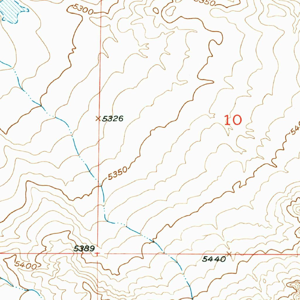 Nw Map Scale Dalies NW, NM (1952, 24000-Scale) Map by United States Geological ...