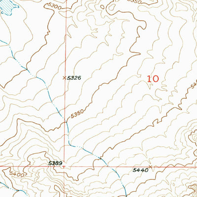 United States Geological Survey Dalies NW, NM (1952, 24000-Scale) digital map