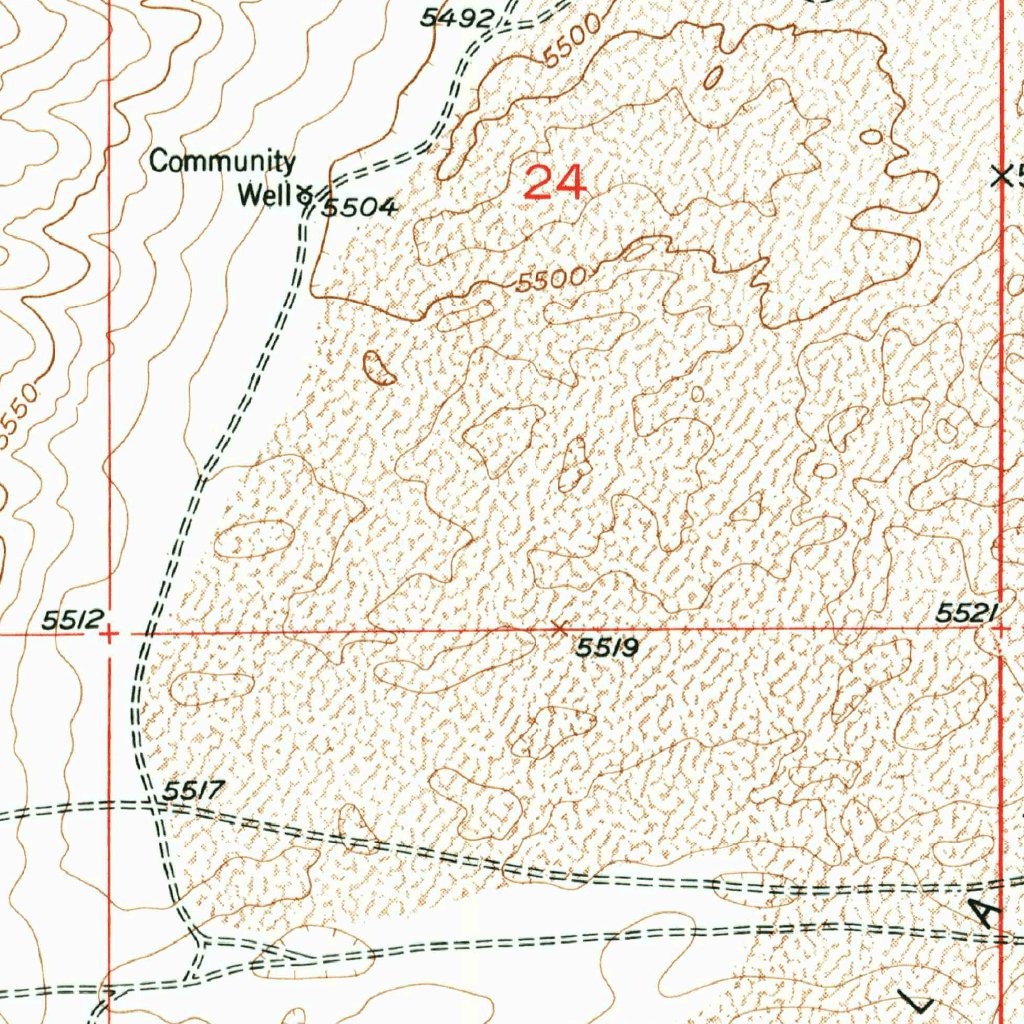 Nw Map Scale Dalies NW, NM (1952, 24000-Scale) Map by United States Geological ...