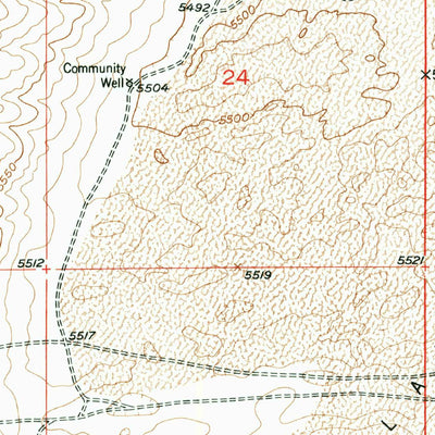 United States Geological Survey Dalies NW, NM (1952, 24000-Scale) digital map