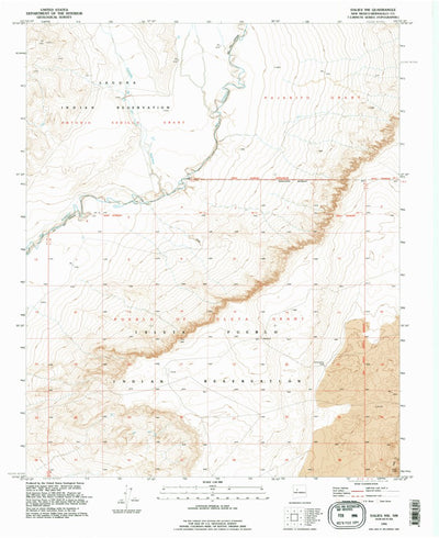 United States Geological Survey Dalies NW, NM (1991, 24000-Scale) digital map
