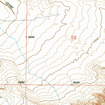 United States Geological Survey Dalies NW, NM (1991, 24000-Scale) digital map