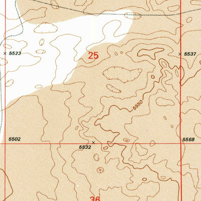 United States Geological Survey Dalies NW, NM (1991, 24000-Scale) digital map