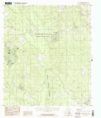 United States Geological Survey Dallardsville, TX (1984, 24000-Scale) digital map