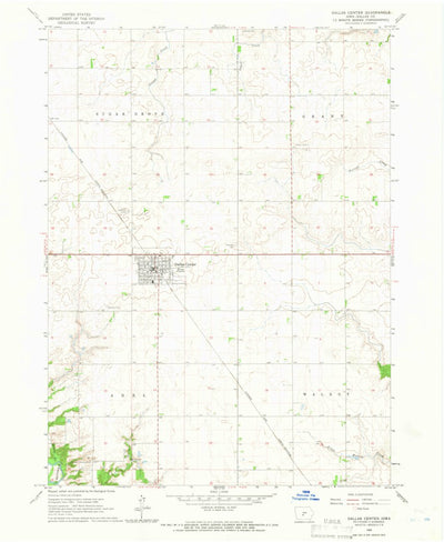 United States Geological Survey Dallas Center, IA (1965, 24000-Scale) digital map