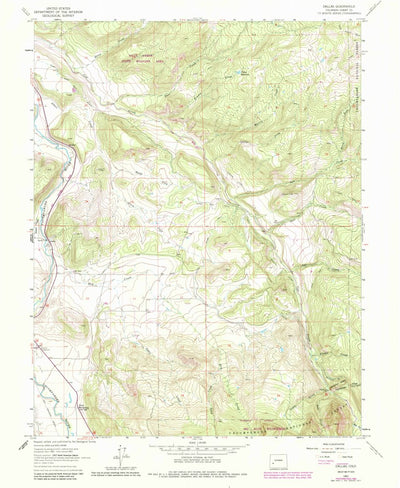 United States Geological Survey Dallas, CO (1963, 24000-Scale) digital map