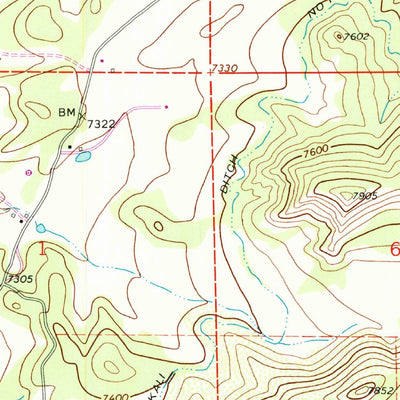 United States Geological Survey Dallas, CO (1963, 24000-Scale) digital map