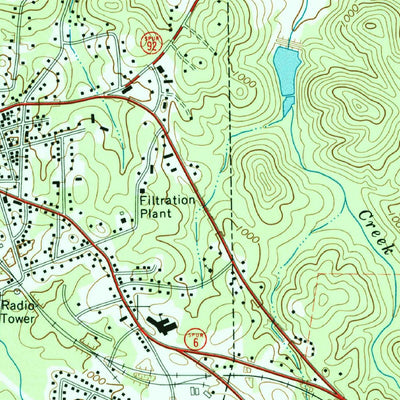 United States Geological Survey Dallas, GA (1973, 24000-Scale) digital map