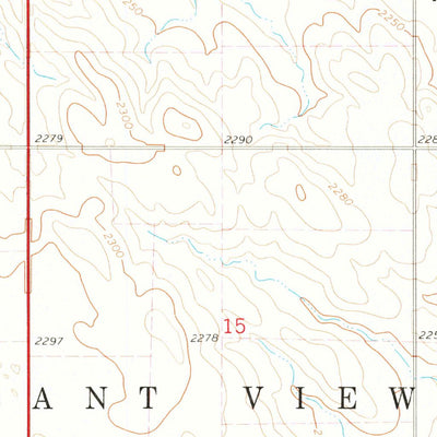 United States Geological Survey Dallas NW, SD (1964, 24000-Scale) digital map