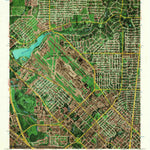 United States Geological Survey Dallas NW, TX (1968, 12000-Scale) digital map