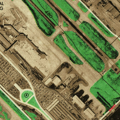 United States Geological Survey Dallas NW, TX (1968, 12000-Scale) digital map