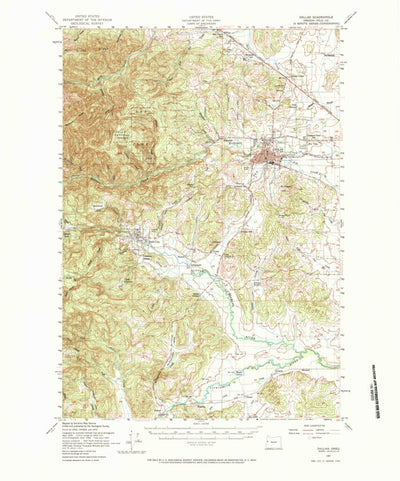 United States Geological Survey Dallas, OR (1957, 62500-Scale) digital map