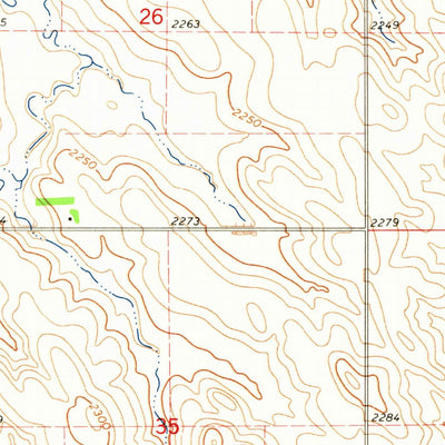 United States Geological Survey Dallas, SD (1964, 24000-Scale) digital map