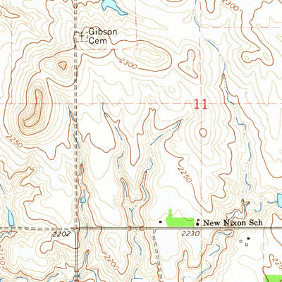 United States Geological Survey Dallas SW, SD (1964, 24000-Scale) digital map