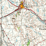 United States Geological Survey Dallas, TX (1954, 250000-Scale) digital map