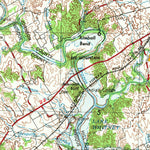 United States Geological Survey Dallas, TX (1954, 250000-Scale) digital map