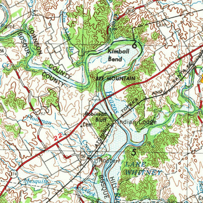 United States Geological Survey Dallas, TX (1954, 250000-Scale) digital map