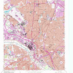 United States Geological Survey Dallas, TX (1958, 24000-Scale) digital map