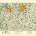 United States Geological Survey Dallas, TX (1958, 250000-Scale) digital map