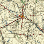 United States Geological Survey Dallas, TX (1958, 250000-Scale) digital map