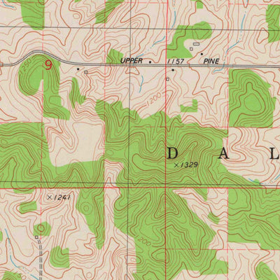 United States Geological Survey Dallas, WI (1978, 24000-Scale) digital map