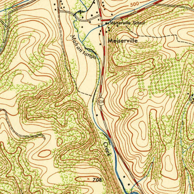 United States Geological Survey Dalmatia, PA (1947, 24000-Scale) digital map