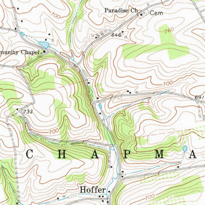 United States Geological Survey Dalmatia, PA (1969, 24000-Scale) digital map