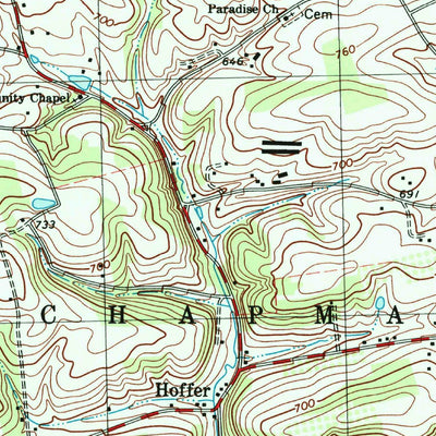 United States Geological Survey Dalmatia, PA (1999, 24000-Scale) digital map