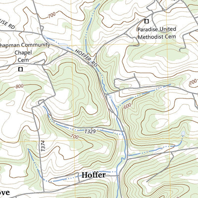 United States Geological Survey Dalmatia, PA (2023, 24000-Scale) digital map