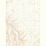 United States Geological Survey Dalreed Butte, OR (1968, 24000-Scale) digital map