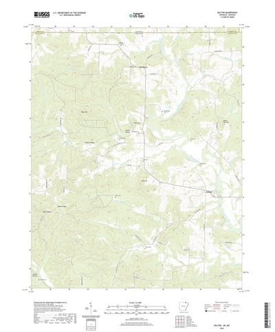 United States Geological Survey Dalton, AR (2020, 24000-Scale) digital map
