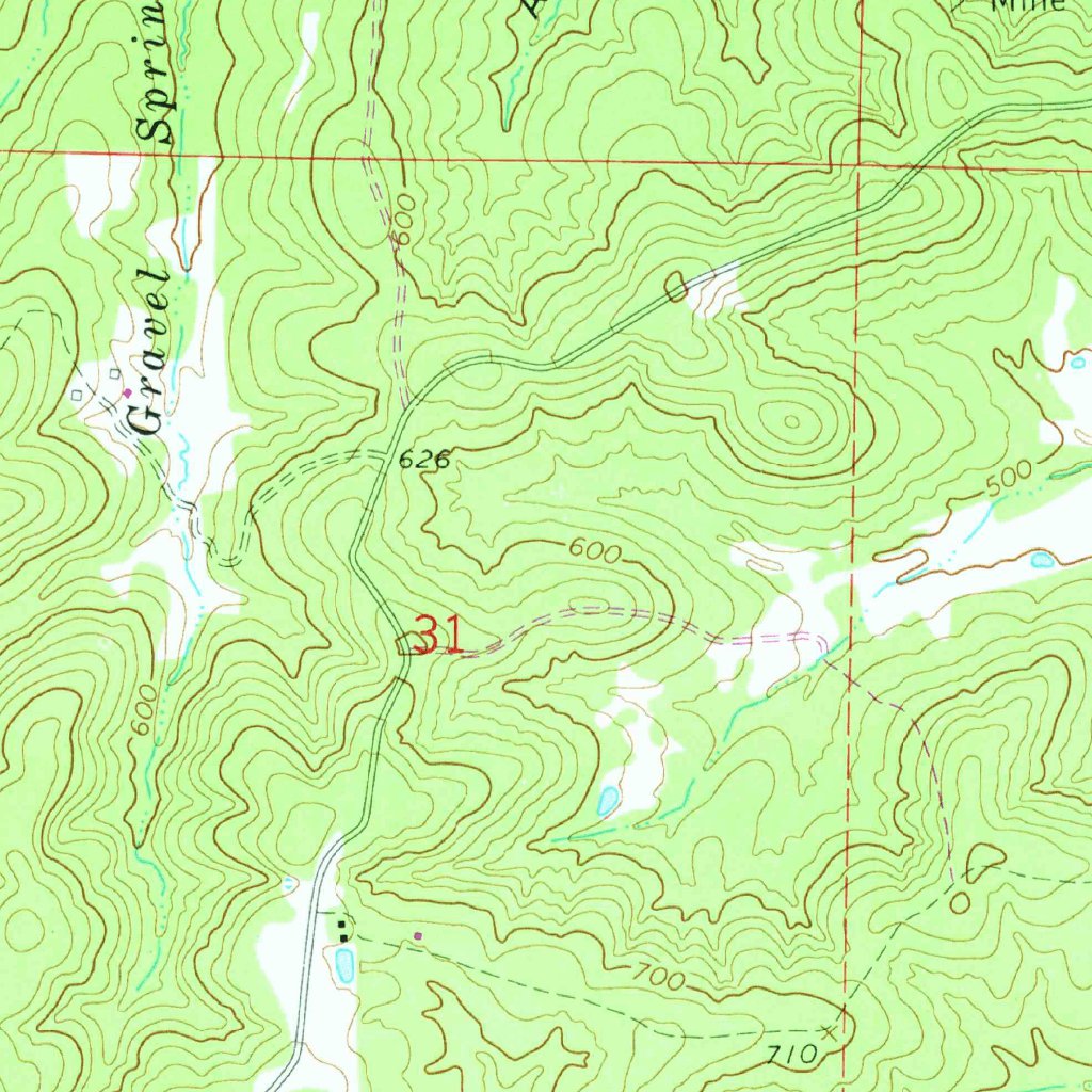 Dalton, AR-MO (1968, 24000-Scale) Map by United States Geological ...