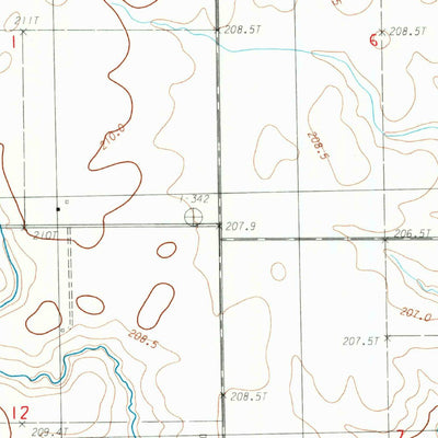 United States Geological Survey Dalton City, IL (1983, 24000-Scale) digital map
