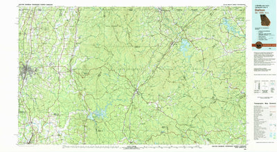 United States Geological Survey Dalton, GA-TN-NC (1981, 100000-Scale) digital map